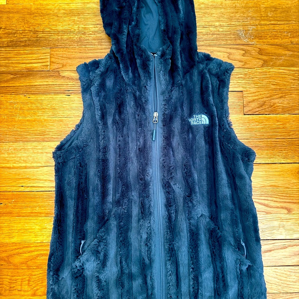 Soft Fuzzy North Face Vest